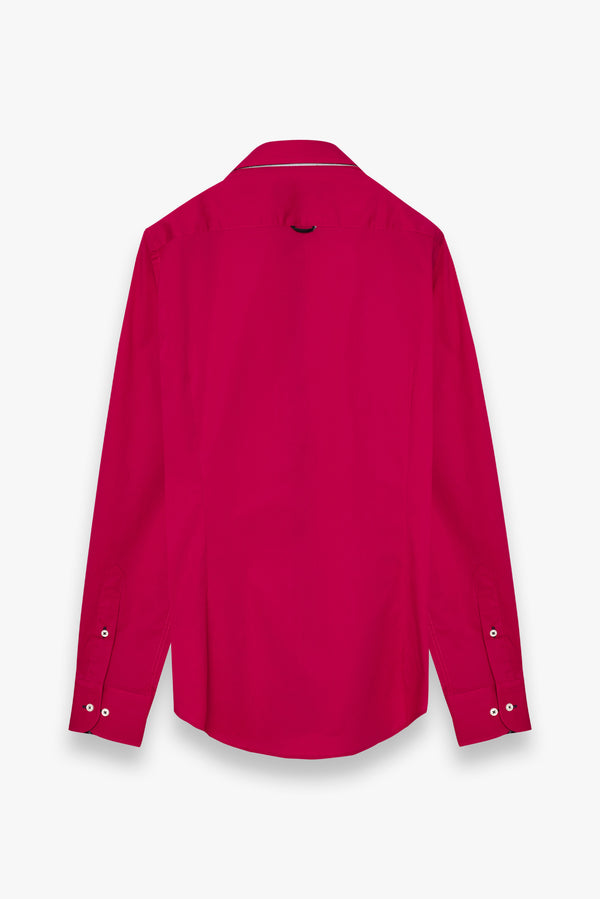 Chemise Homme Donatello Iconic Popelin Stretch Rose