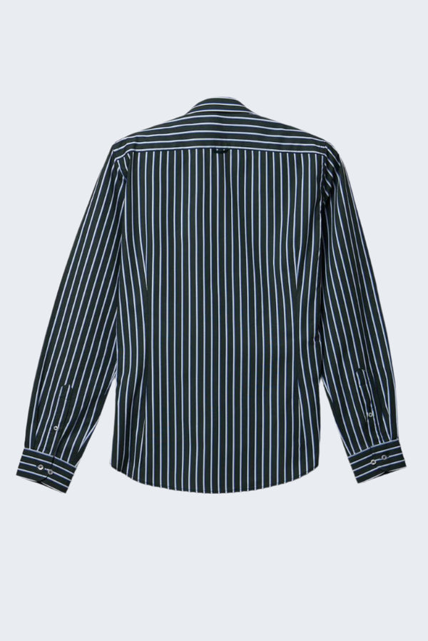 Camicia Uomo Firenze Sport Popelin Verde Bianco