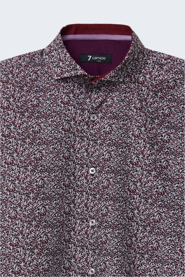 Firenze Sport Poplin Man Shirt White Red