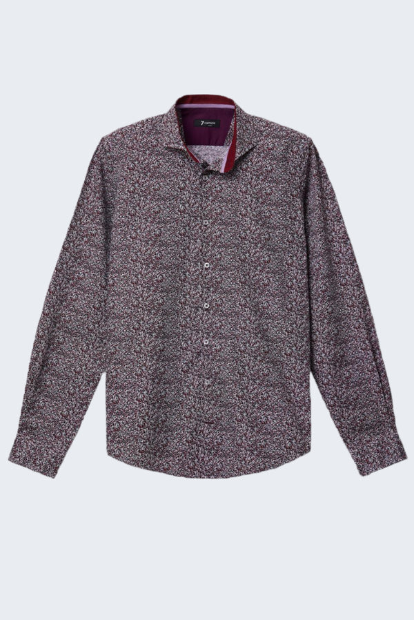 Firenze Sport Poplin Man Shirt White Red