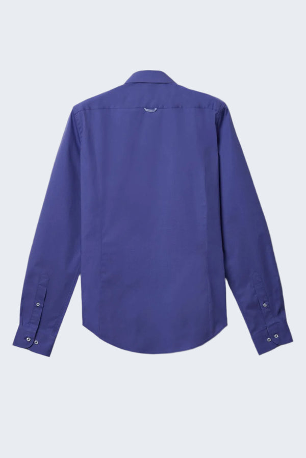 Chemise Homme Firenze Sport Popelin Stretch Bleu clair