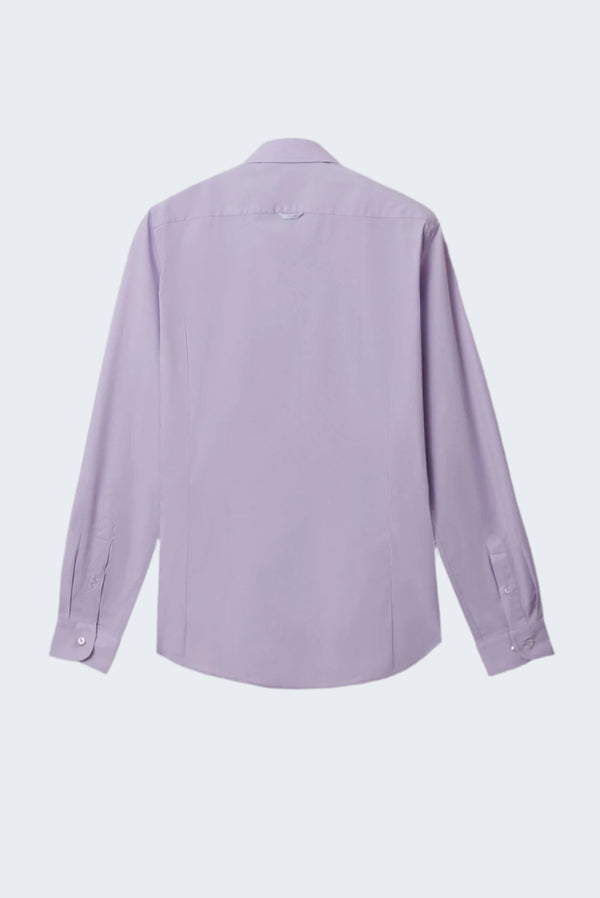Camicia Uomo Firenze Sport Popelin Stretch Lilla