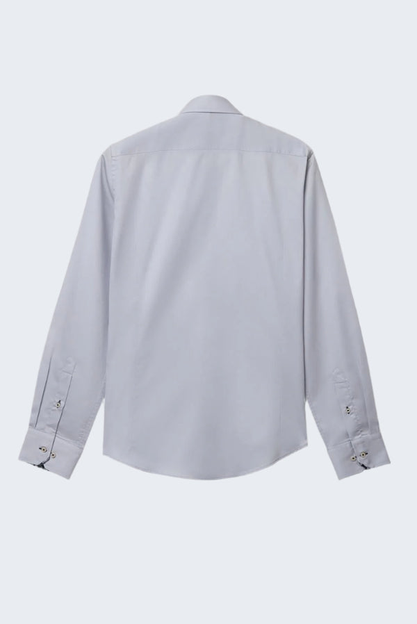 Camisa Hombre Vittorio Sport Satin Gris