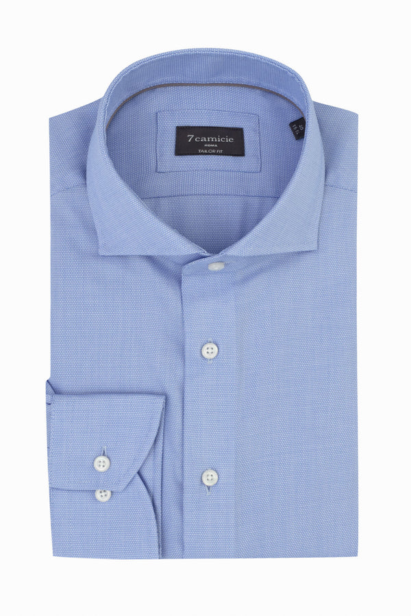 Chemise Homme Marcello Essential Twill Bleu clair Sans repassage