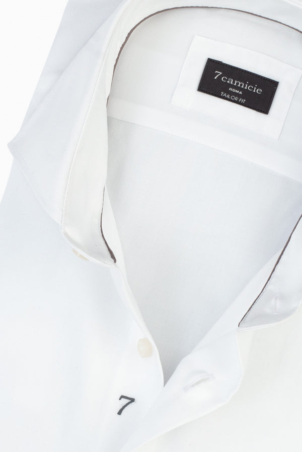 Camisa Hombre Marcello Essential Twill Blanco Sin plancha