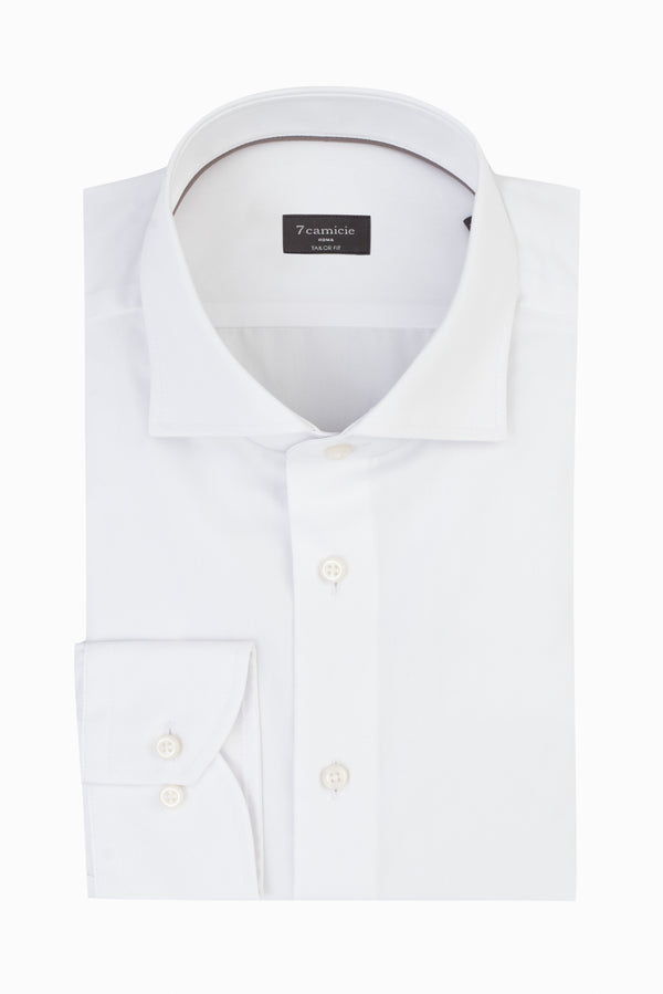 Flavio Essentials Poplin Man Shirt White Non Iron