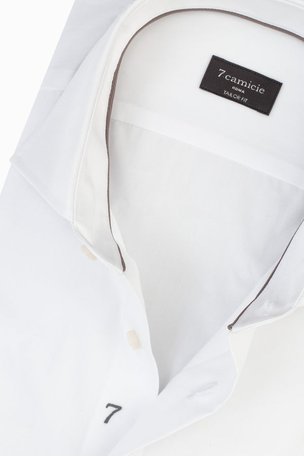 Flavio Essentials Poplin Man Shirt White Non Iron