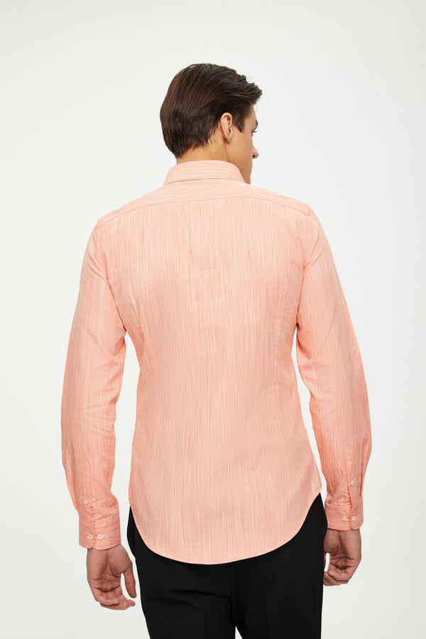Camicia Uomo Firenze Sport Cotone Arancione
