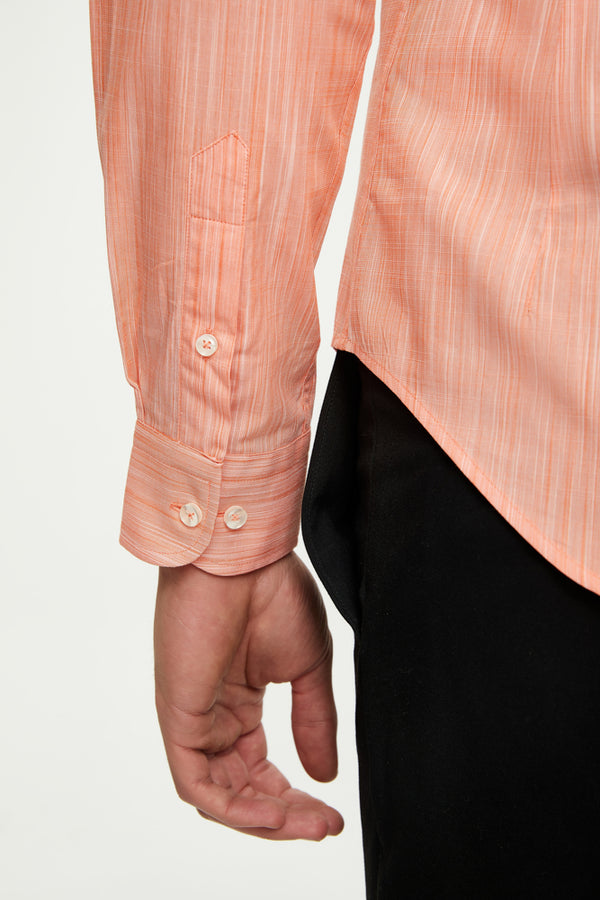 Camicia Uomo Firenze Sport Cotone Arancione