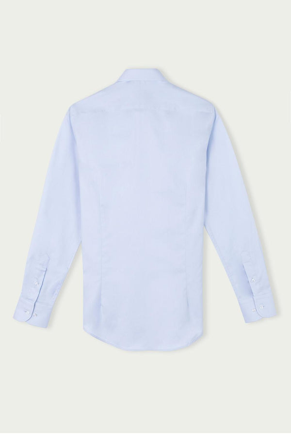 Firenze Essentials Cotton Man Shirt Light Blue