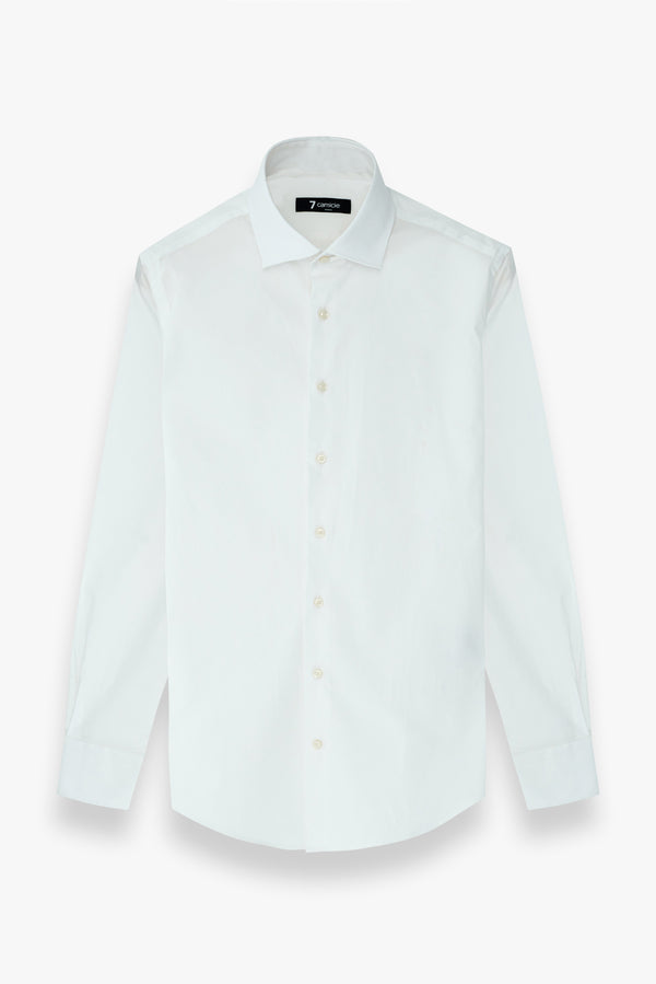 Camicia Uomo Firenze Popelin Bianco