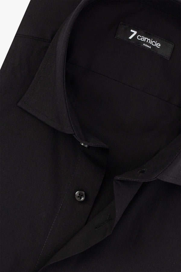 Firenze Essential Poplin Man Shirt Black