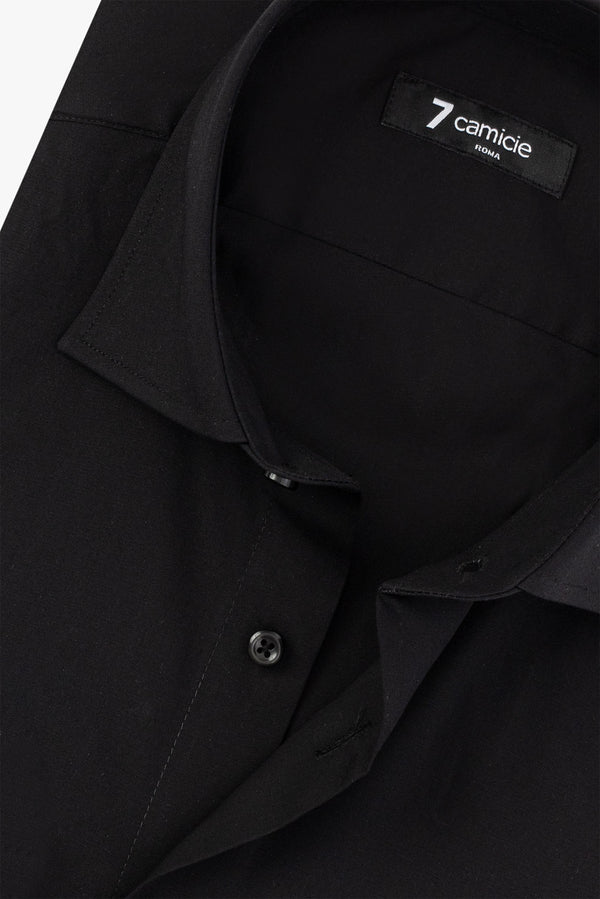 Camisa Hombre Firenze Popelin Negro