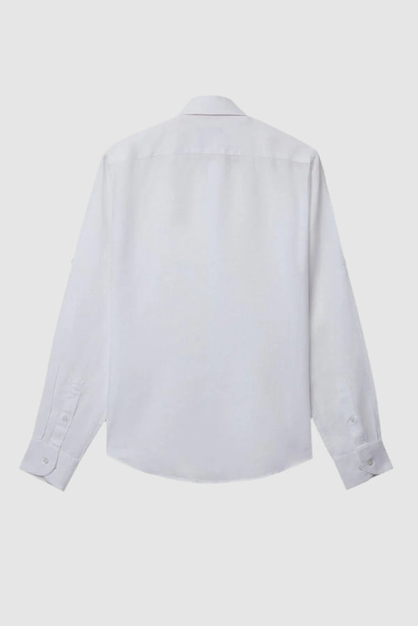 Chemise Homme Adriano Sport Lin Blanc