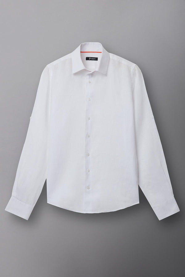 Adriano Sport Linen Man Shirt White