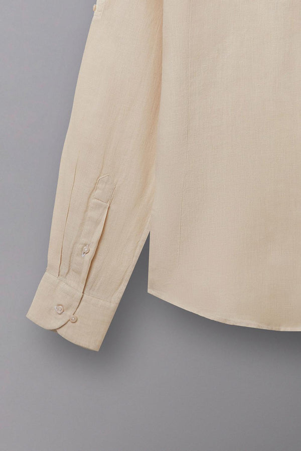 Adriano Sport Linen Man Shirt Beige