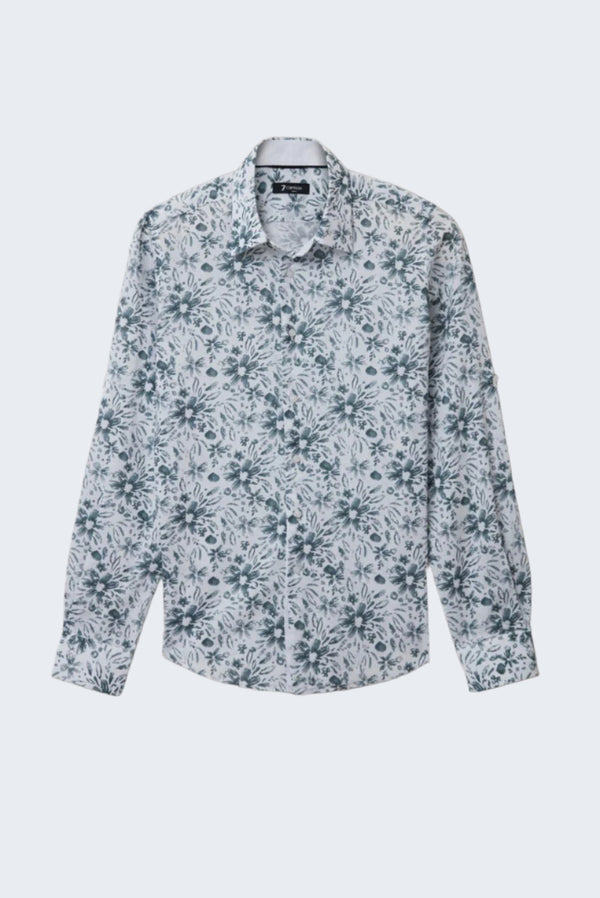 Adriano Sport Linen Man Shirt White Black
