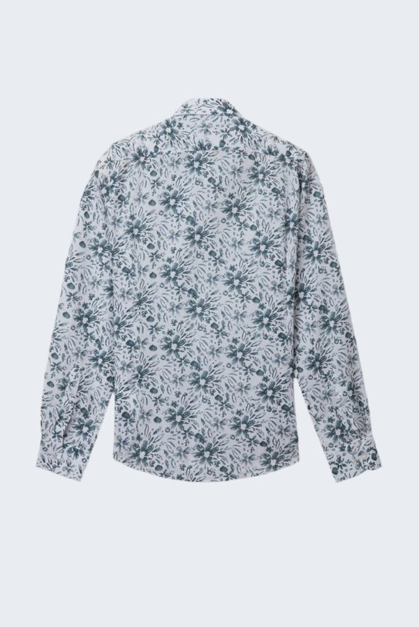 Adriano Sport Linen Man Shirt White Black