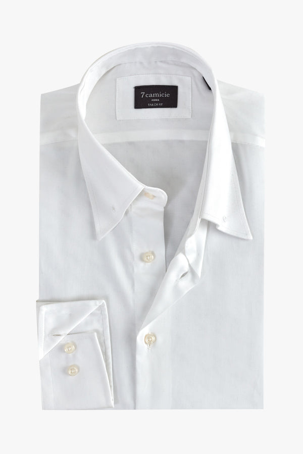 Camisa Hombre Romeo Satin Blanco