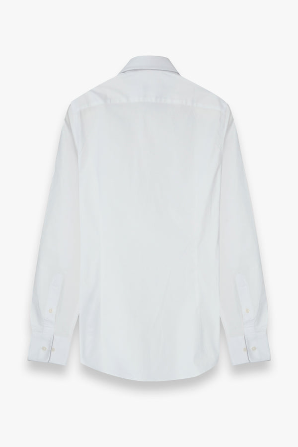 Chemise Homme Jacquard Blanc