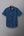 Romeo Sport Poplin Man Shirt Short Sleeve Blue Orange