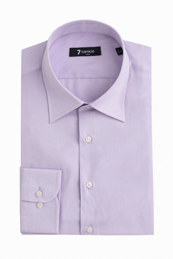 Romeo Essentials Poplin Man Shirt Lilac