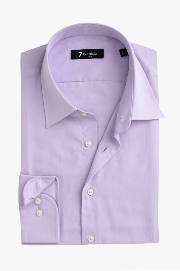 Chemise Homme Romeo Essential Popelin Lilas