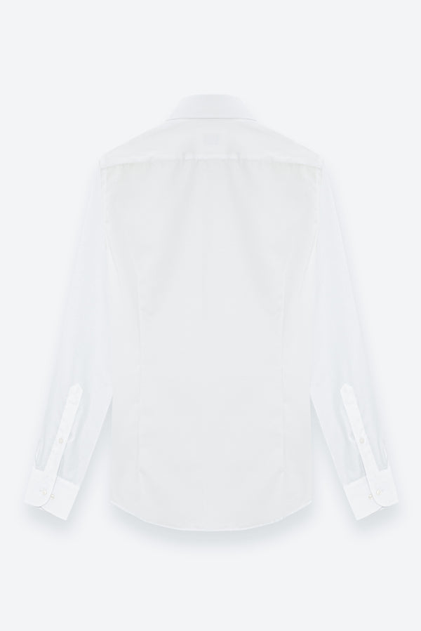 Mattia Essentials Satin Man Shirt White Non Iron
