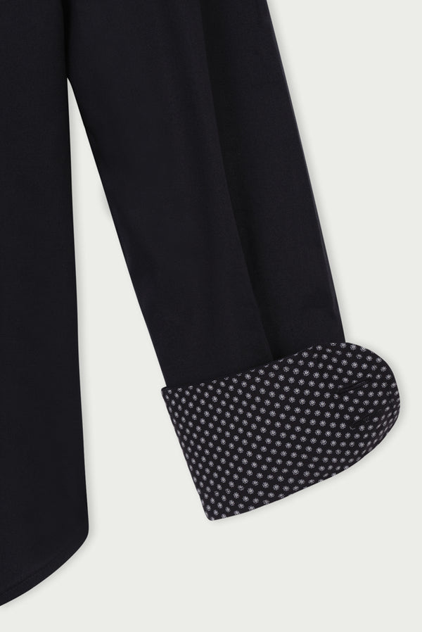 Camisa Mujer Silvia Iconic Popelin Stretch Negro