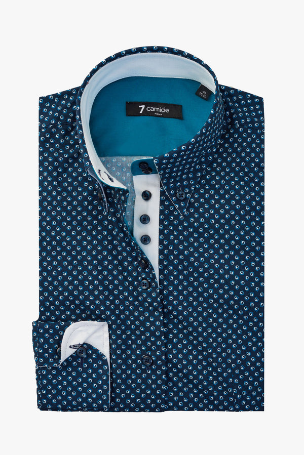 Camisa Mujer Silvia Iconic Popelin Azul Azul Claro