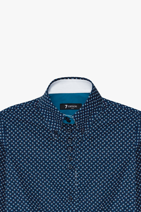 Silvia Iconic Damen Hemd Popelin Blau Hellblau