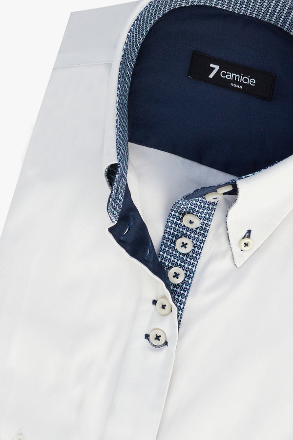 Camisa Mujer Silvia Iconic Popelin Stretch Blanco