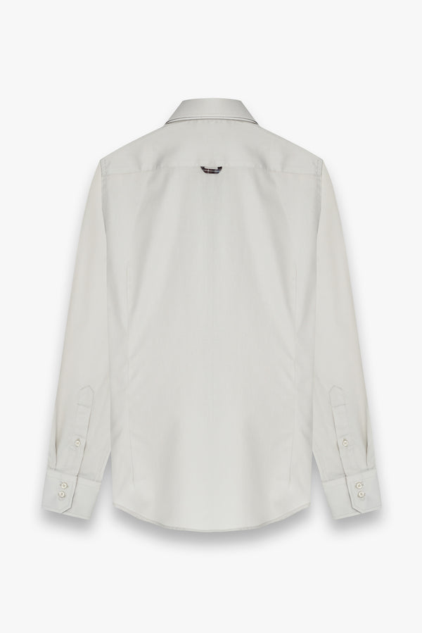 Roma Iconic Satin Man Shirt Grey