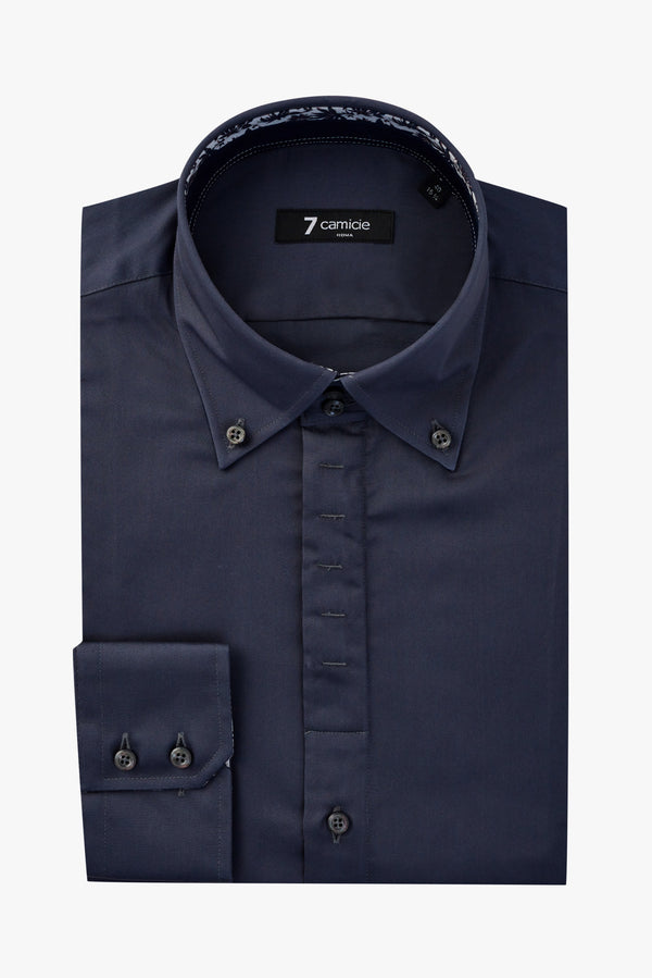 Camisa Hombre Roma Iconic Satin Gris