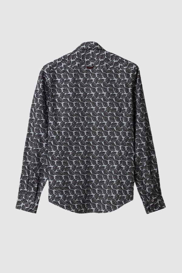Camisa Hombre Roma Iconic Popelin Blanco Rojo