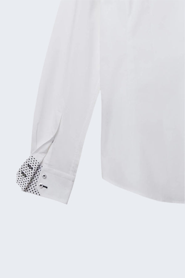 Chemise Homme Roma Sport Popelin Stretch Blanc