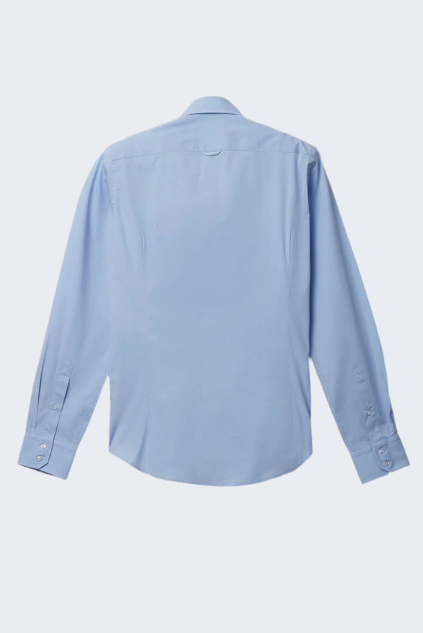 Chemise Homme Roma Sport Popelin Stretch Bleu clair