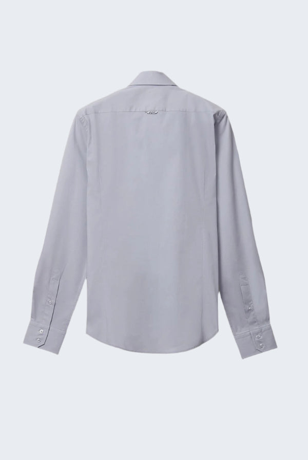 Chemise Homme Roma Sport Popelin Stretch Gris
