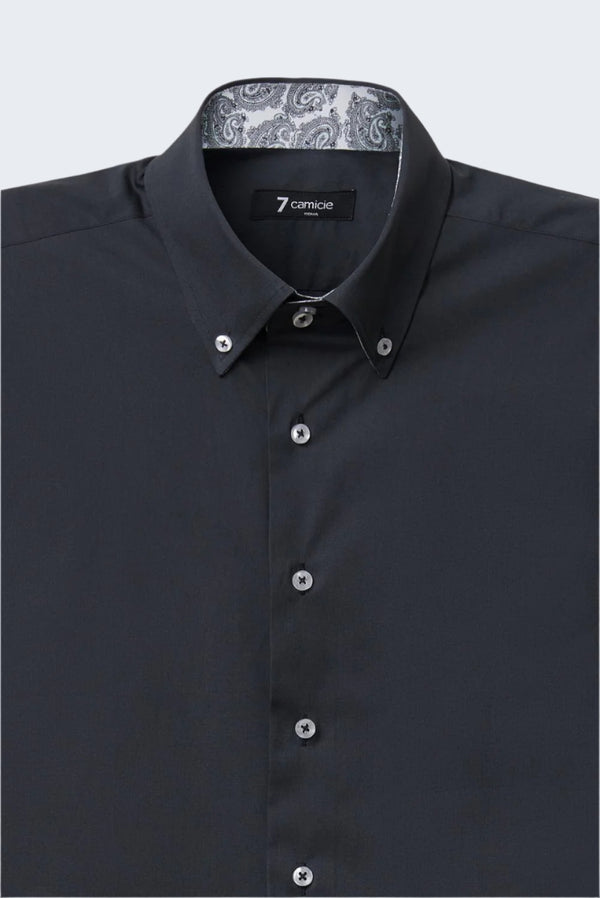 Chemise Homme Roma Sport Popelin Stretch Gris