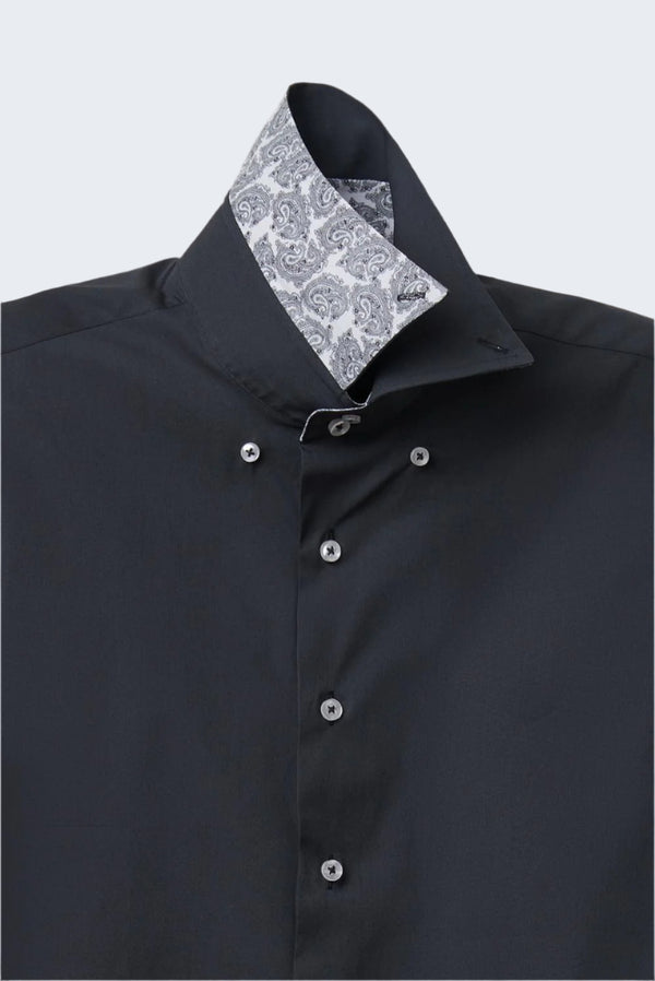 Chemise Homme Roma Sport Popelin Stretch Gris