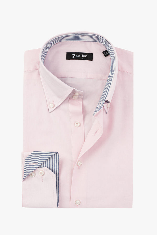 Chemise Homme Roma Sport Oxford Rose