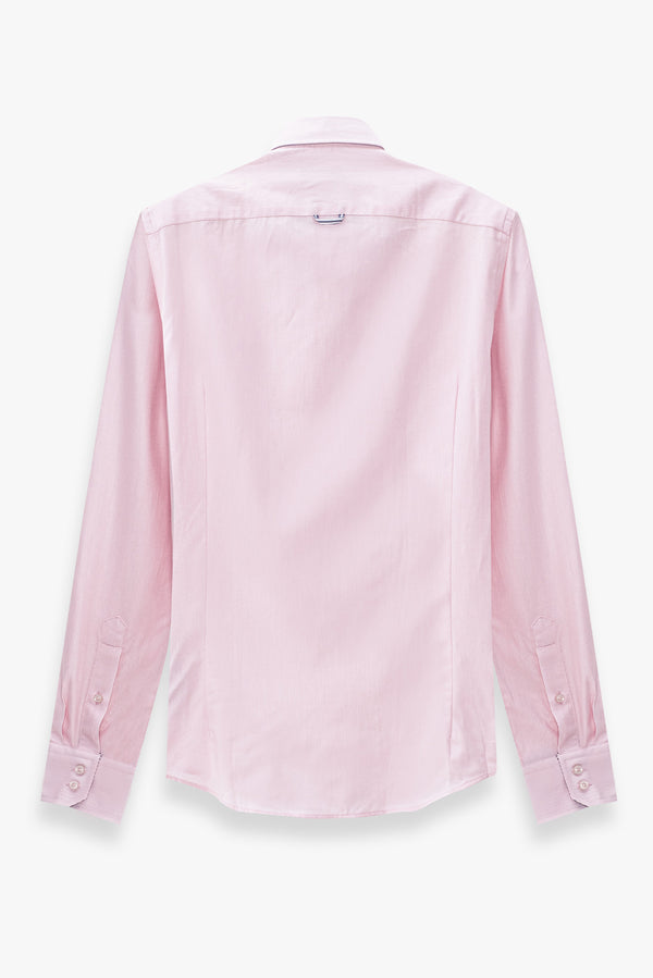 Roma Sport Herren Hemd Oxford Rosa