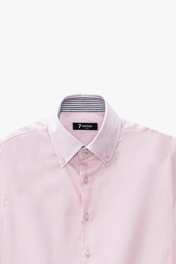 Roma Sport Herren Hemd Oxford Rosa