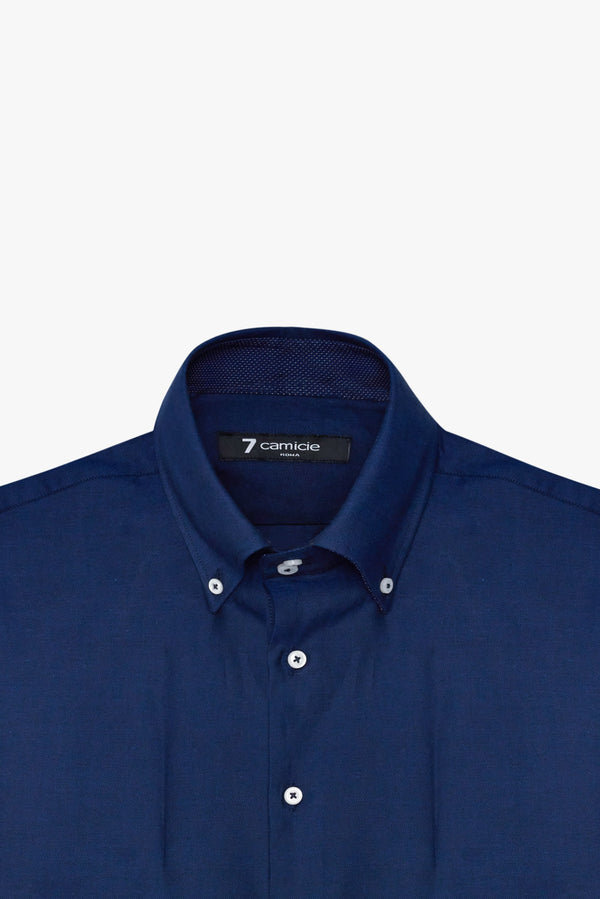 Camicia Uomo Roma Sport Oxford Blu