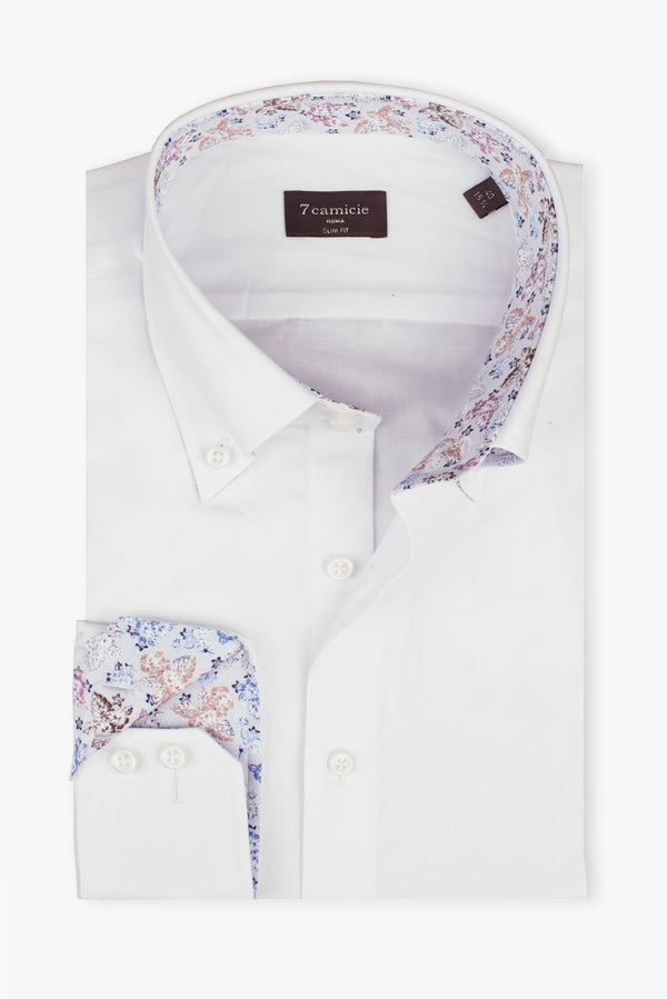 Camisa Hombre Roma Sport Armaturato Blanco Blanco