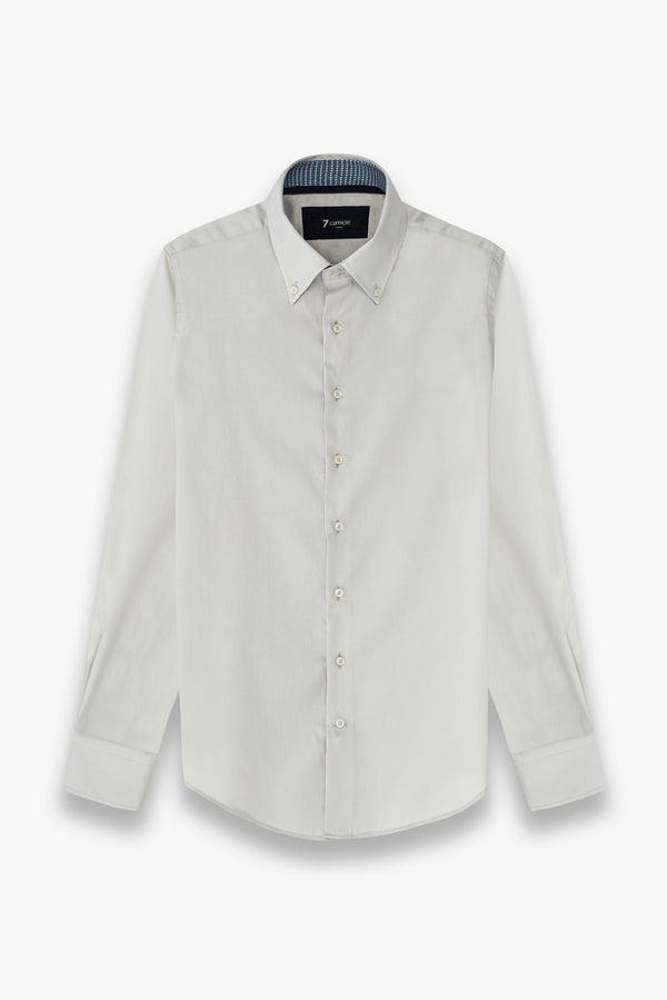 Chemise Homme Roma Iconic Satin Gris