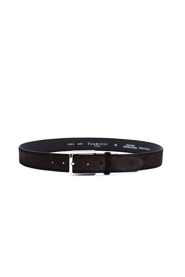 Roma Leather Man Belt Brown