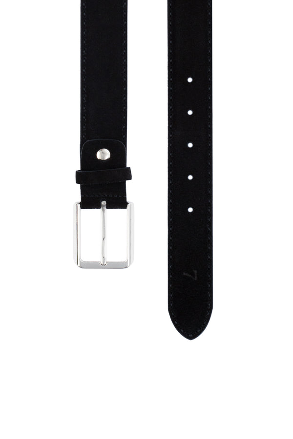 Roma Leather Man Belt Black