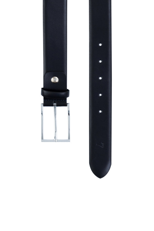 Leather Man Belt Blue