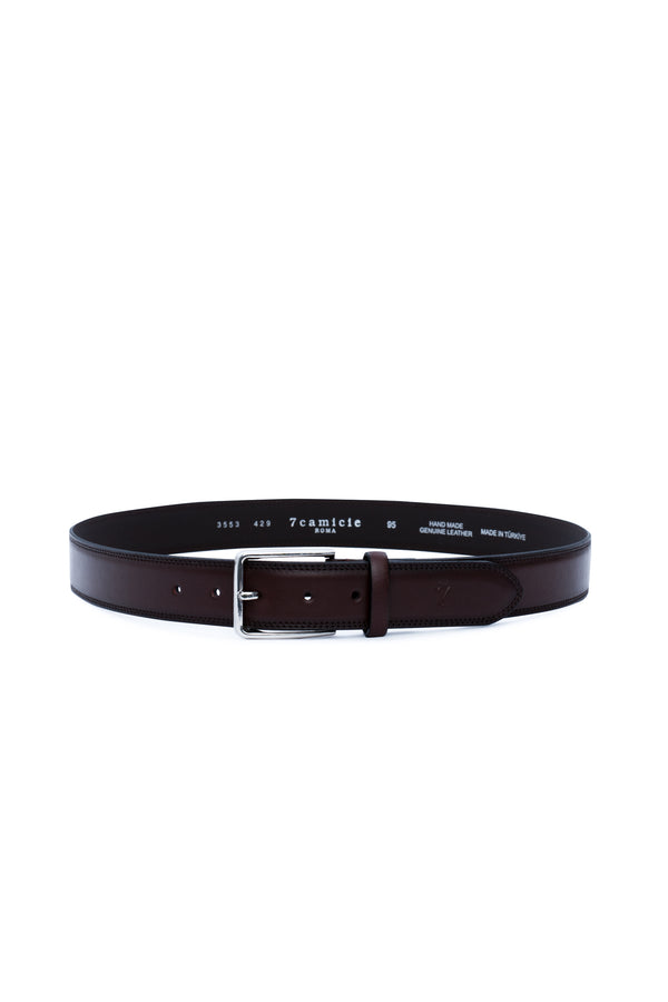 Leather Man Belt Brown